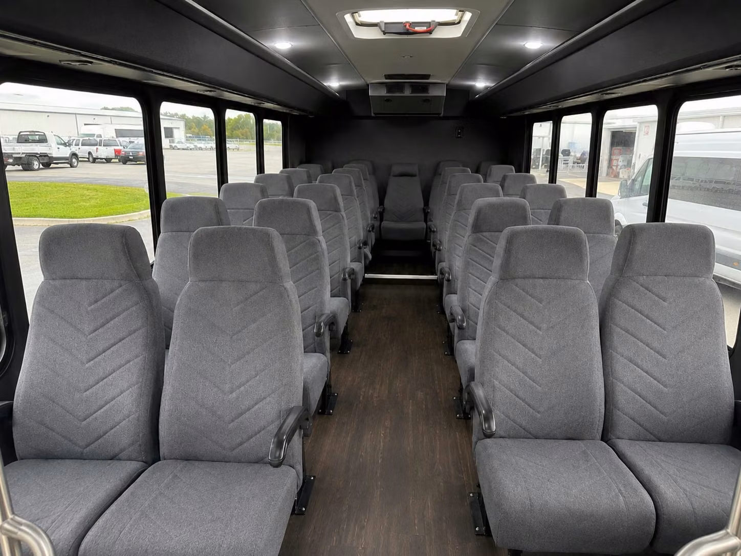 15 passenger minibus interior