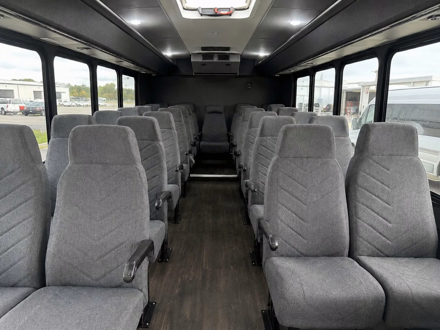 18 passenger minibus inside