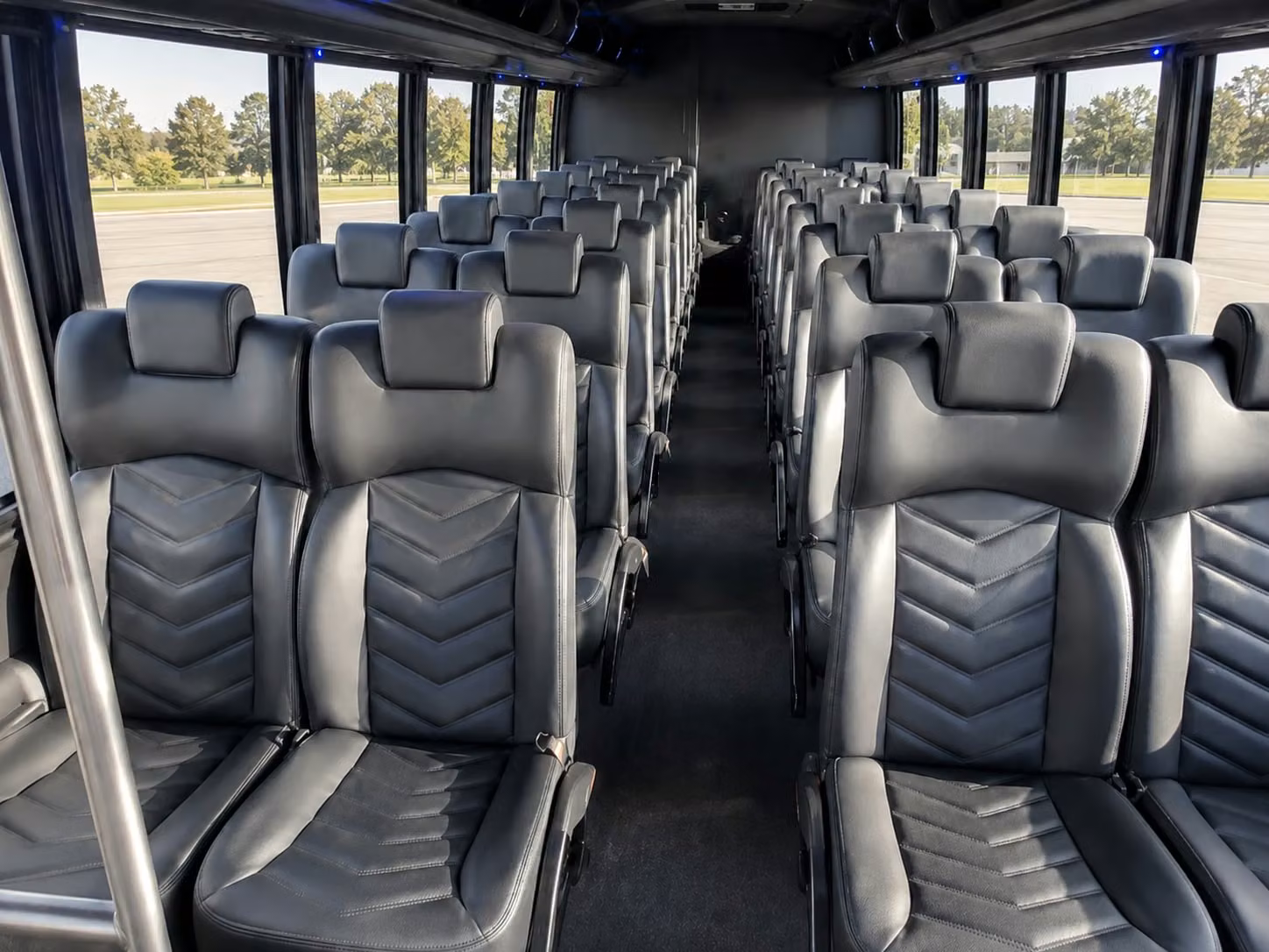 18 passenger minibus interior