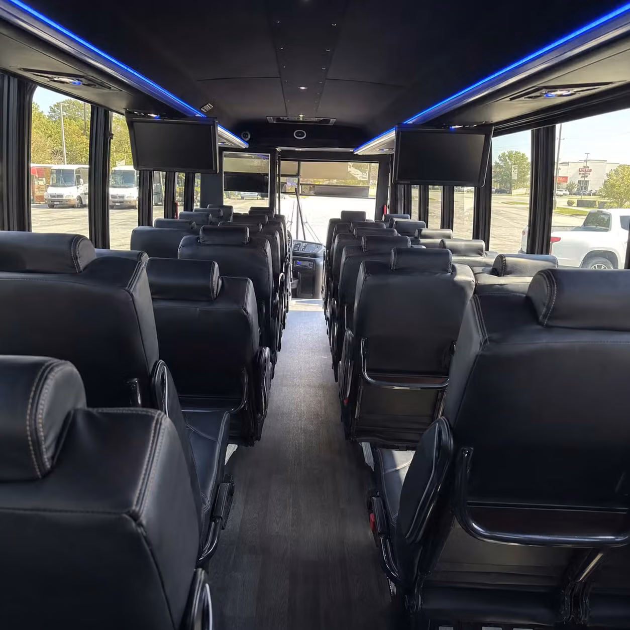 30 passenger minibus inside