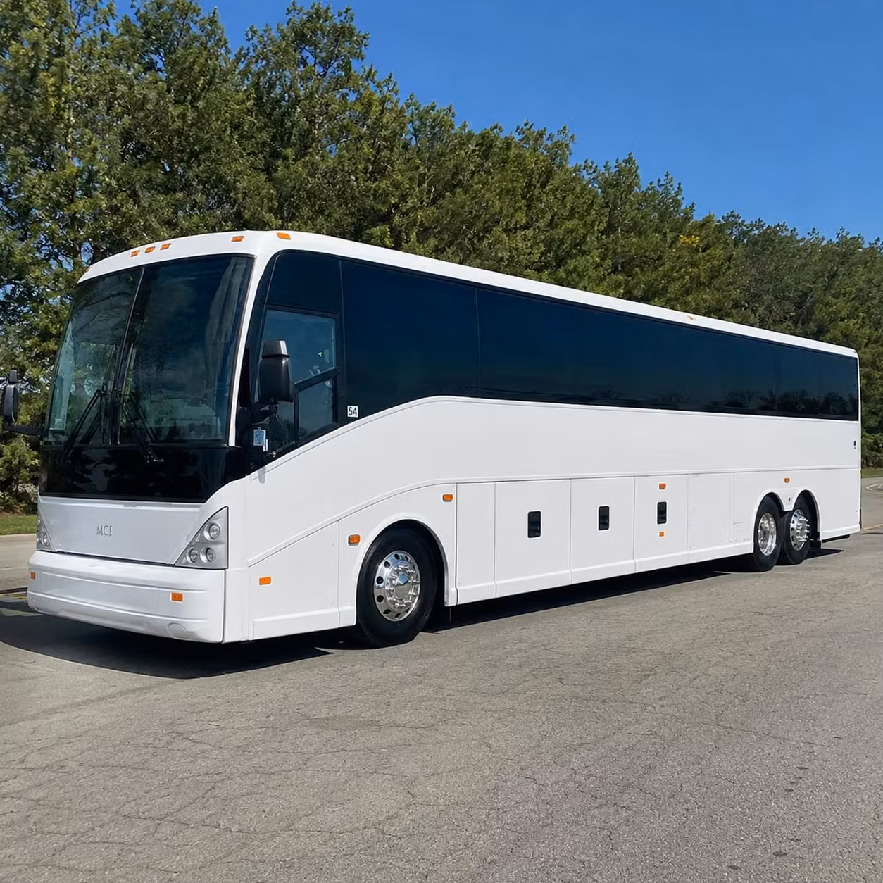 dubuque 56 passenger charter bus rental