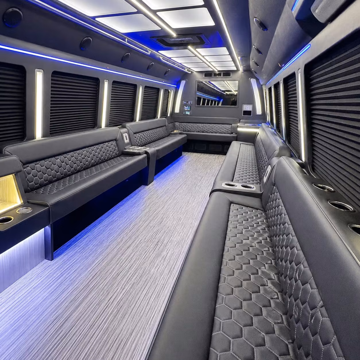 tailgate ready party bus rentals for dubuque sporting events