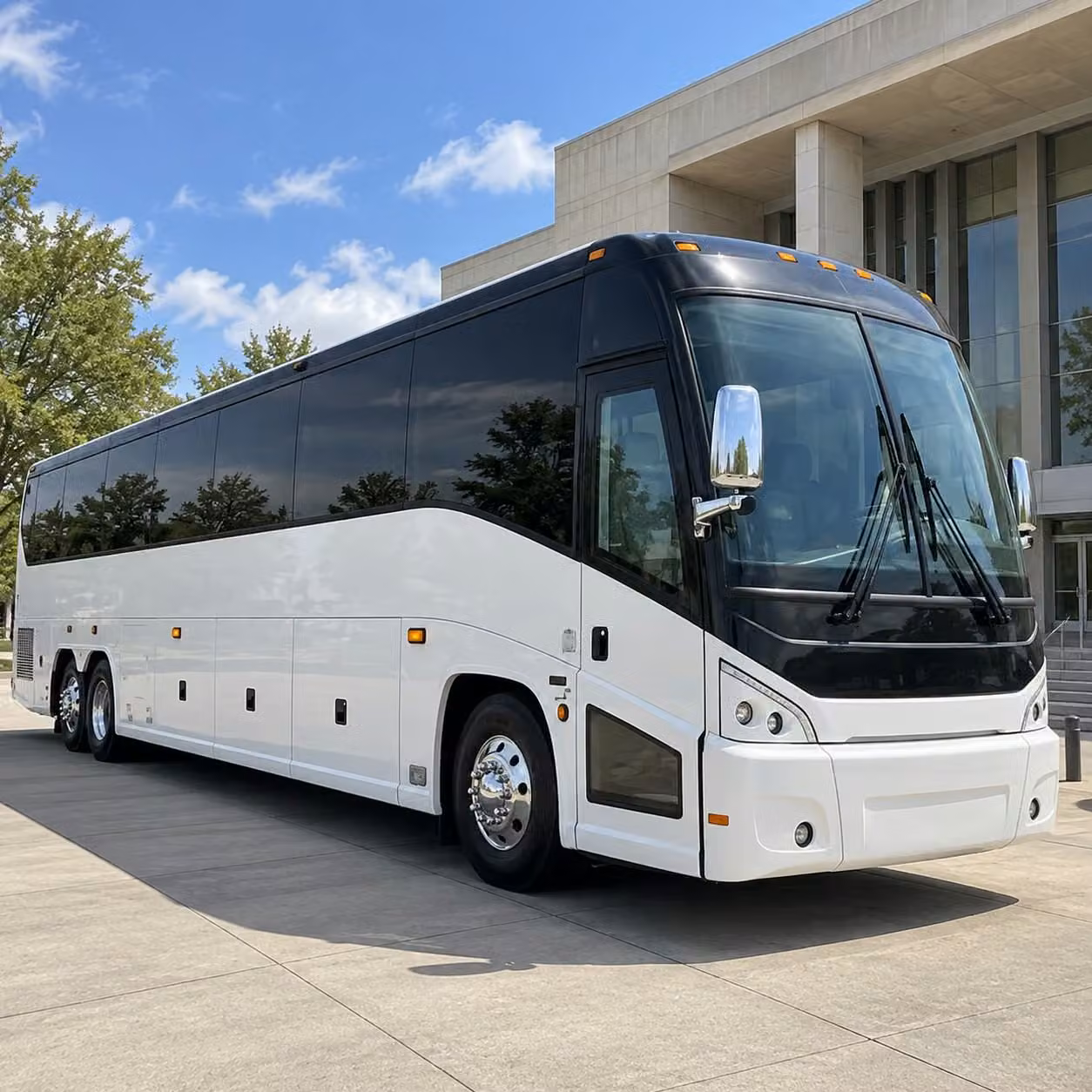 university of dubuque and clarke university fan shuttle bus rentals